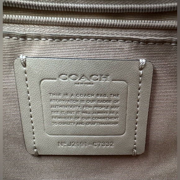 Coach Kristy Snakeskin Leather Triple
Compartment Large Shoulder Bag C7332 VGC - Picture 3 of 16